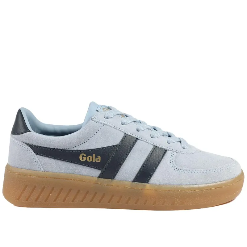 Gola Grandslam Suede Leather Trainers - JAC42504 / 327 782 - Pale Blue made by Gola