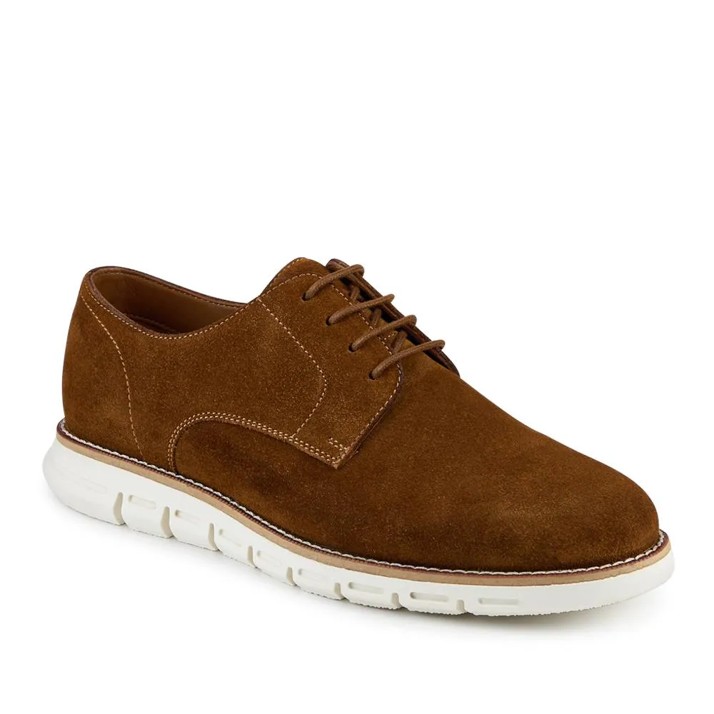 Longtown Leather Lace Up Cushioning Shoes - LONGTOWN / 328 825 - Tan Suede sold by Jones Bootmaker product image thumbnail 2