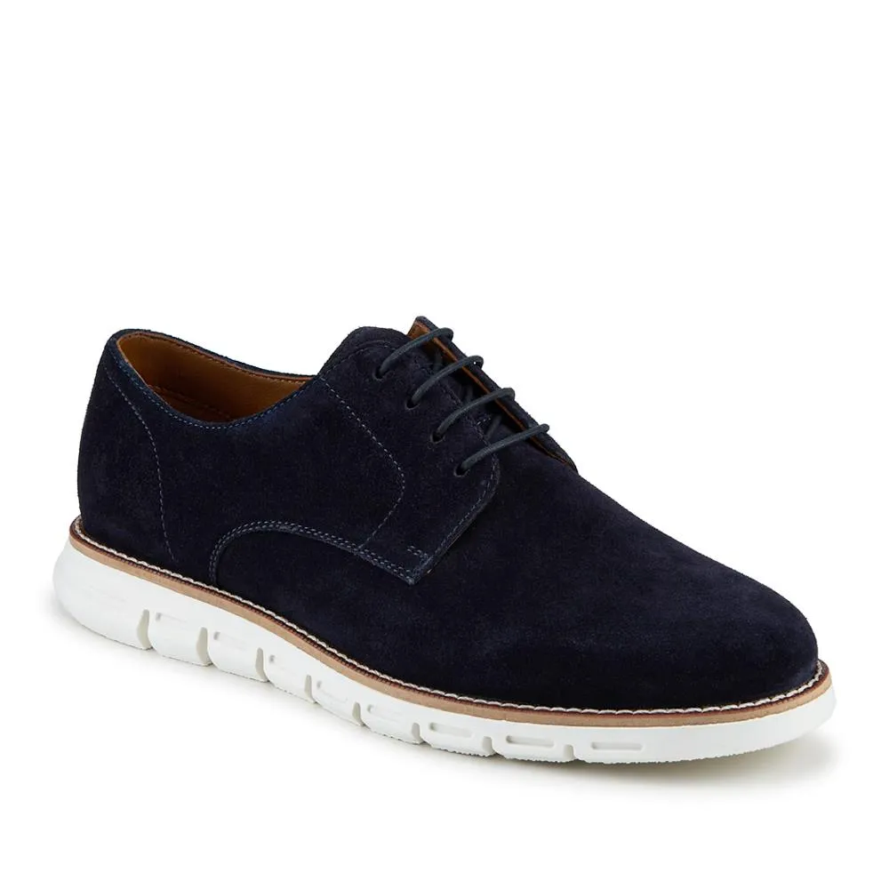 Longtown Leather Lace Up Cushioning Shoes - LONGTOWN / 328 825 - Navy Suede sold by Jones Bootmaker product image thumbnail 2