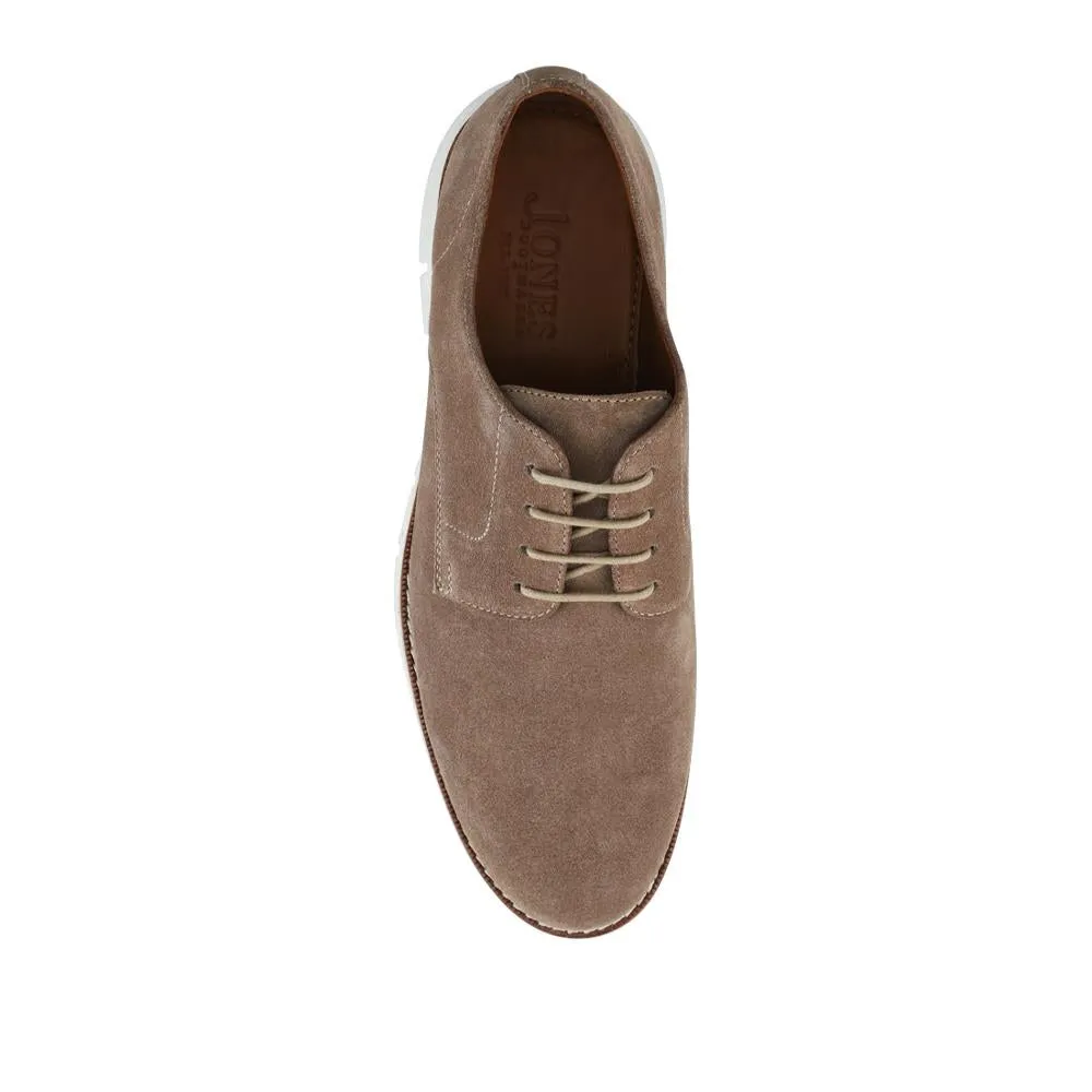 Longtown Leather Lace Up Cushioning Shoes - LONGTOWN / 328 825 - Sand Suede sold by Jones Bootmaker product image thumbnail 4