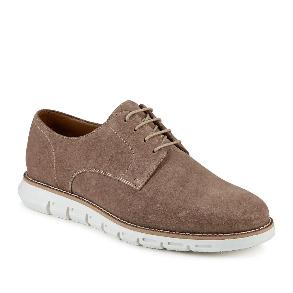 Longtown Leather Lace Up Cushioning Shoes - LONGTOWN / 328 825 - Sand Suede sold by Jones Bootmaker product image thumbnail 2