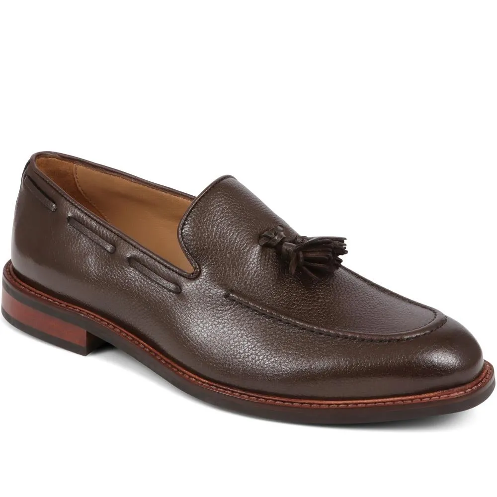 Rhett Gents Suede Tassel Loafers - RHETT / 324 381 - Brown Grain sold by Jones Bootmaker product image thumbnail 2