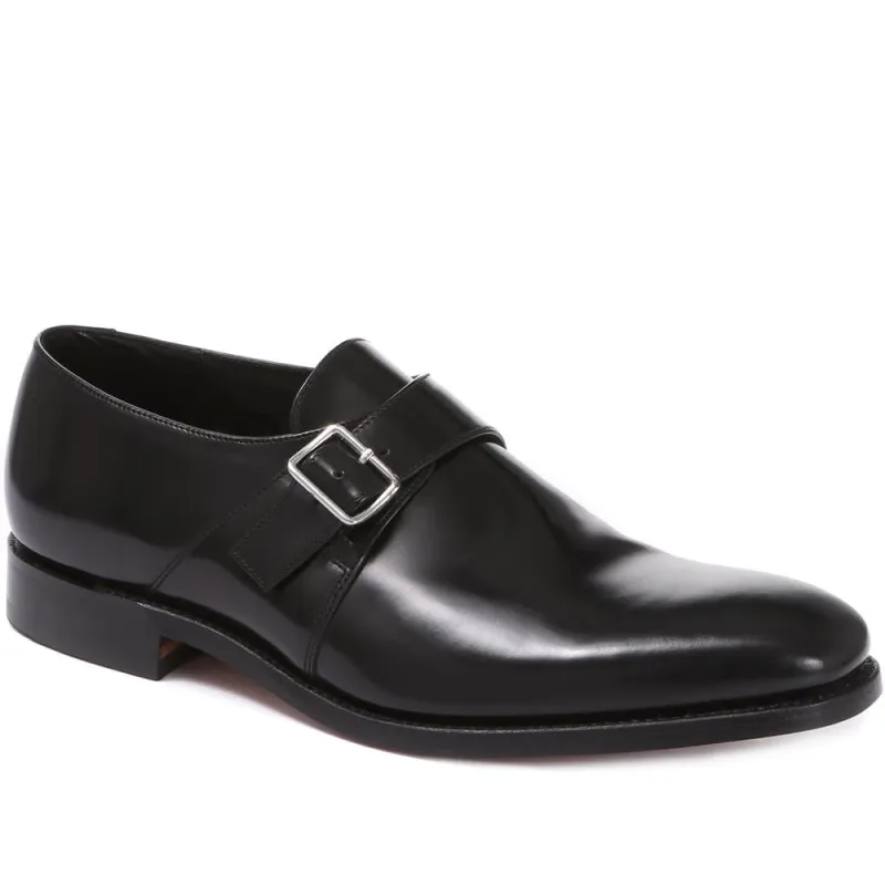 McDowell Leather Monk Strap Shoe - MCDOWELL - Mcdowell / 27194018 - Black made by Loake