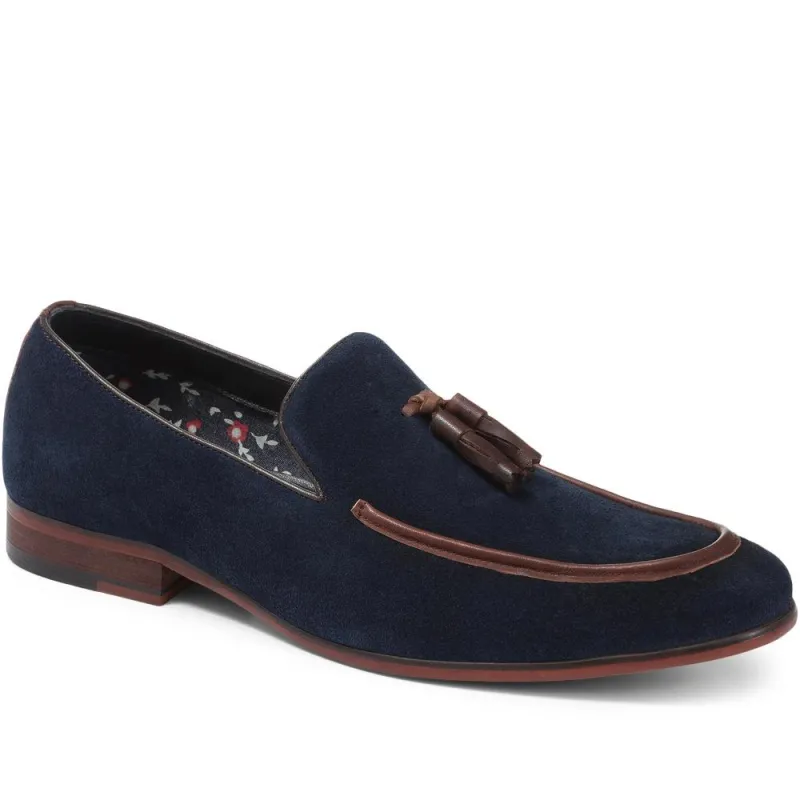 Suede Tassel Loafer - RENI29502 / 315 555 made by Jones Bootmaker