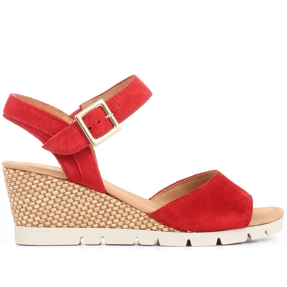Nieve Two Strap Wedge Sandals - GAB31516 / 317 910 sold by Jones Bootmaker