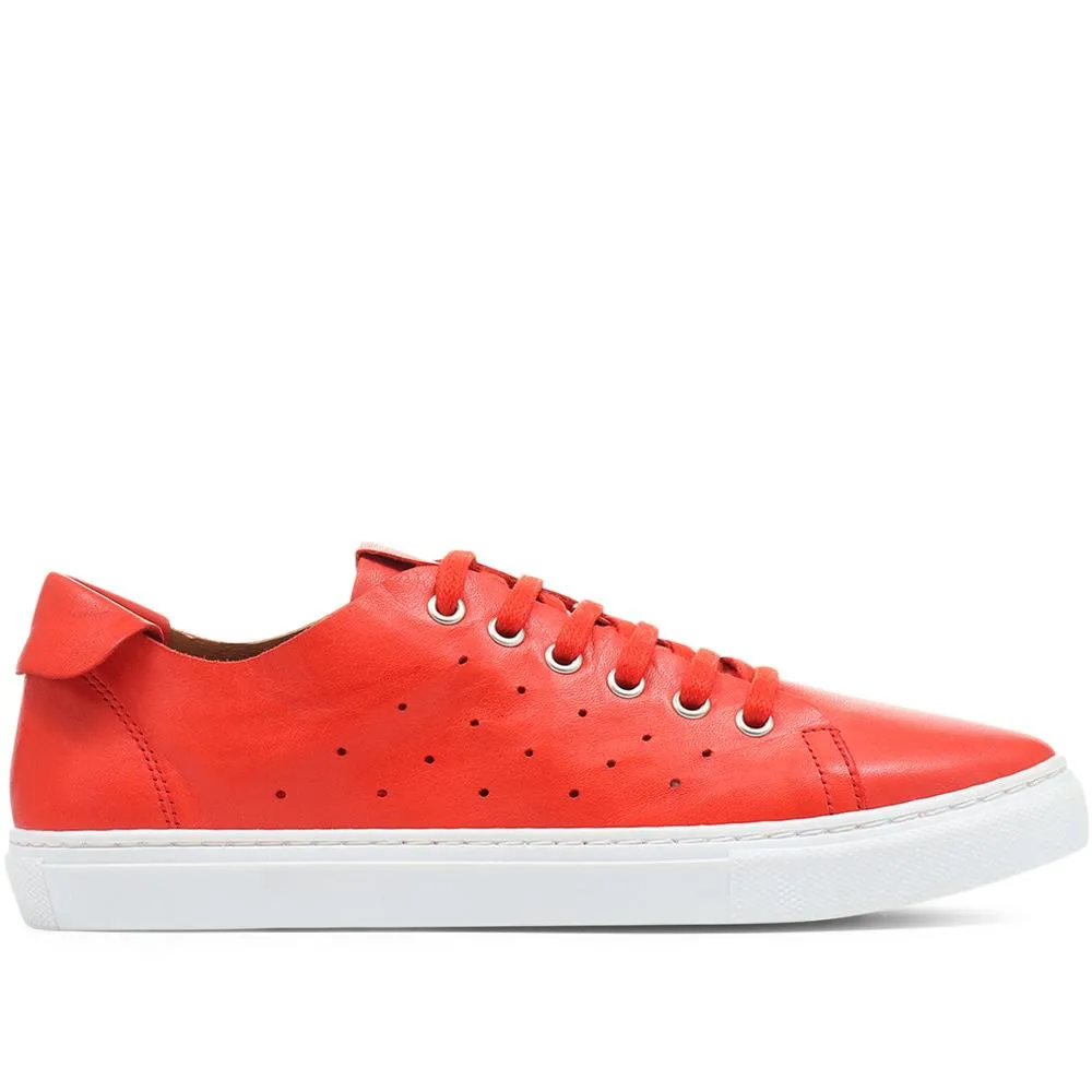 Farrah Leather Lace-Up Trainer - FARRAH / 318 523 sold by Jones Bootmaker