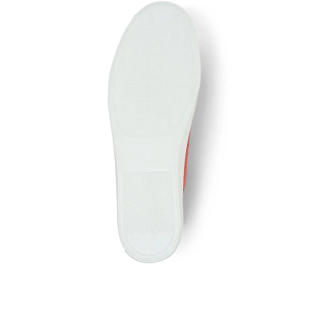 Farrah Leather Lace-Up Trainer - FARRAH / 318 523 - Red sold by Jones Bootmaker product image thumbnail 4