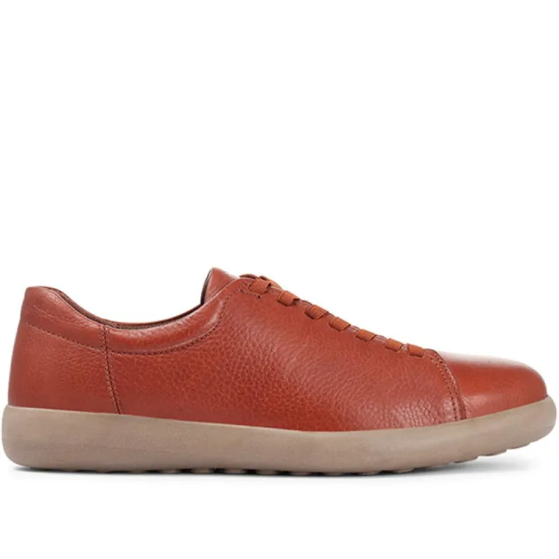 Lightweight Leather Trainer - META30502 / 317 125 - Tan made by Jones Bootmaker