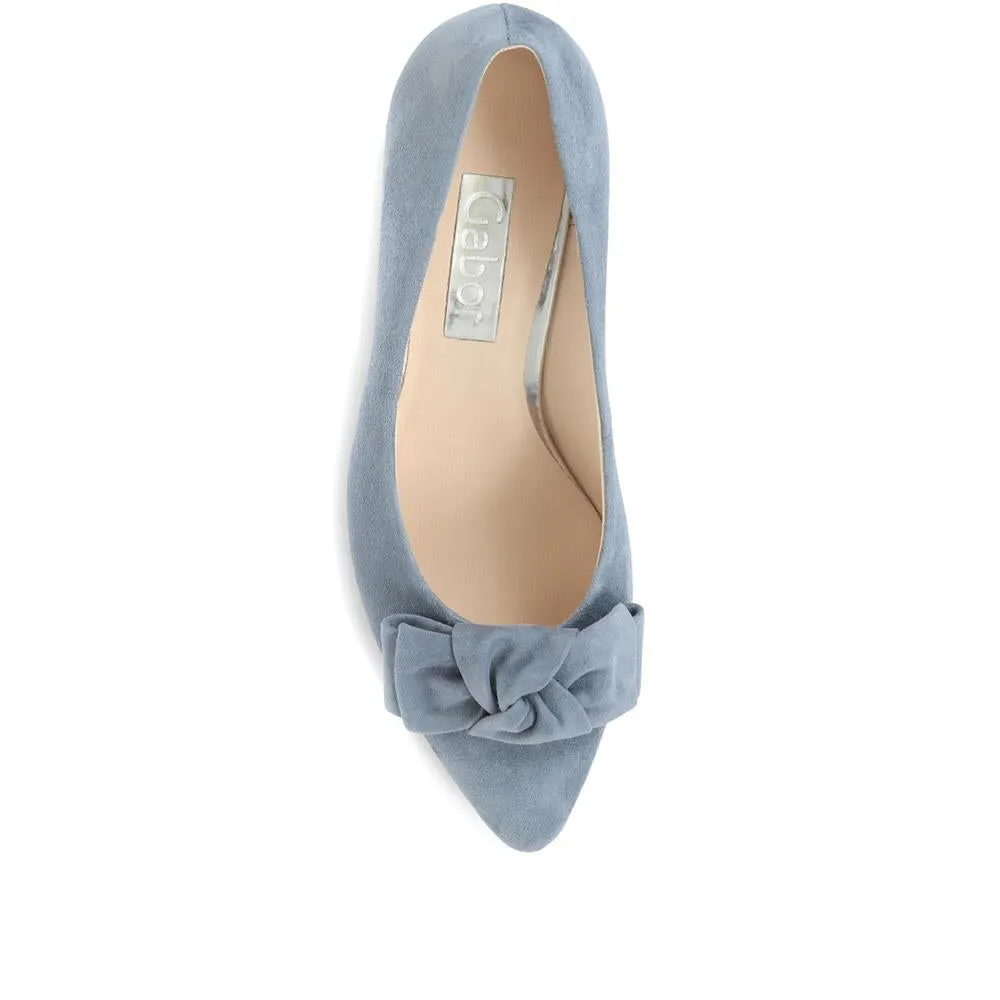 Kesh Suede Court Shoes - GAB35519 / 321 577 - Blue sold by Jones Bootmaker product image thumbnail 4
