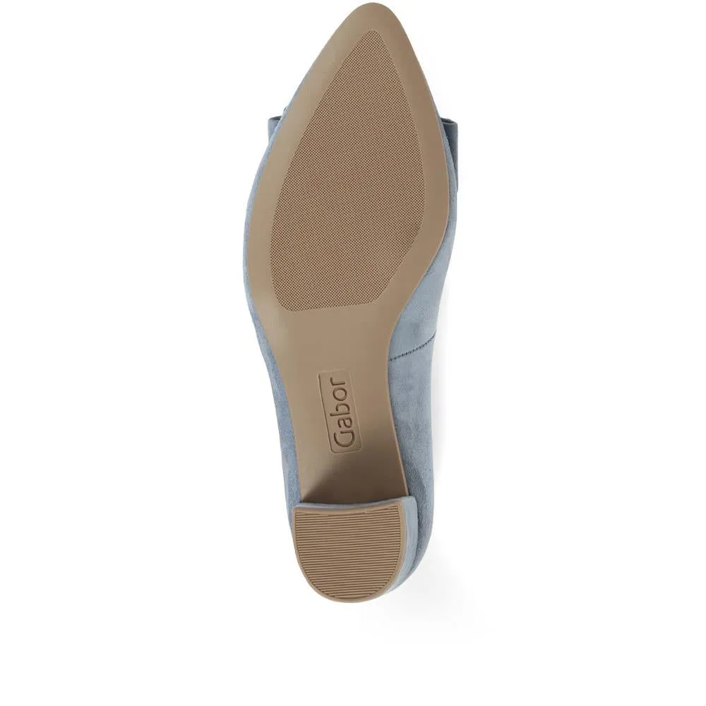 Kesh Suede Court Shoes - GAB35519 / 321 577 - Blue sold by Jones Bootmaker product image thumbnail 5