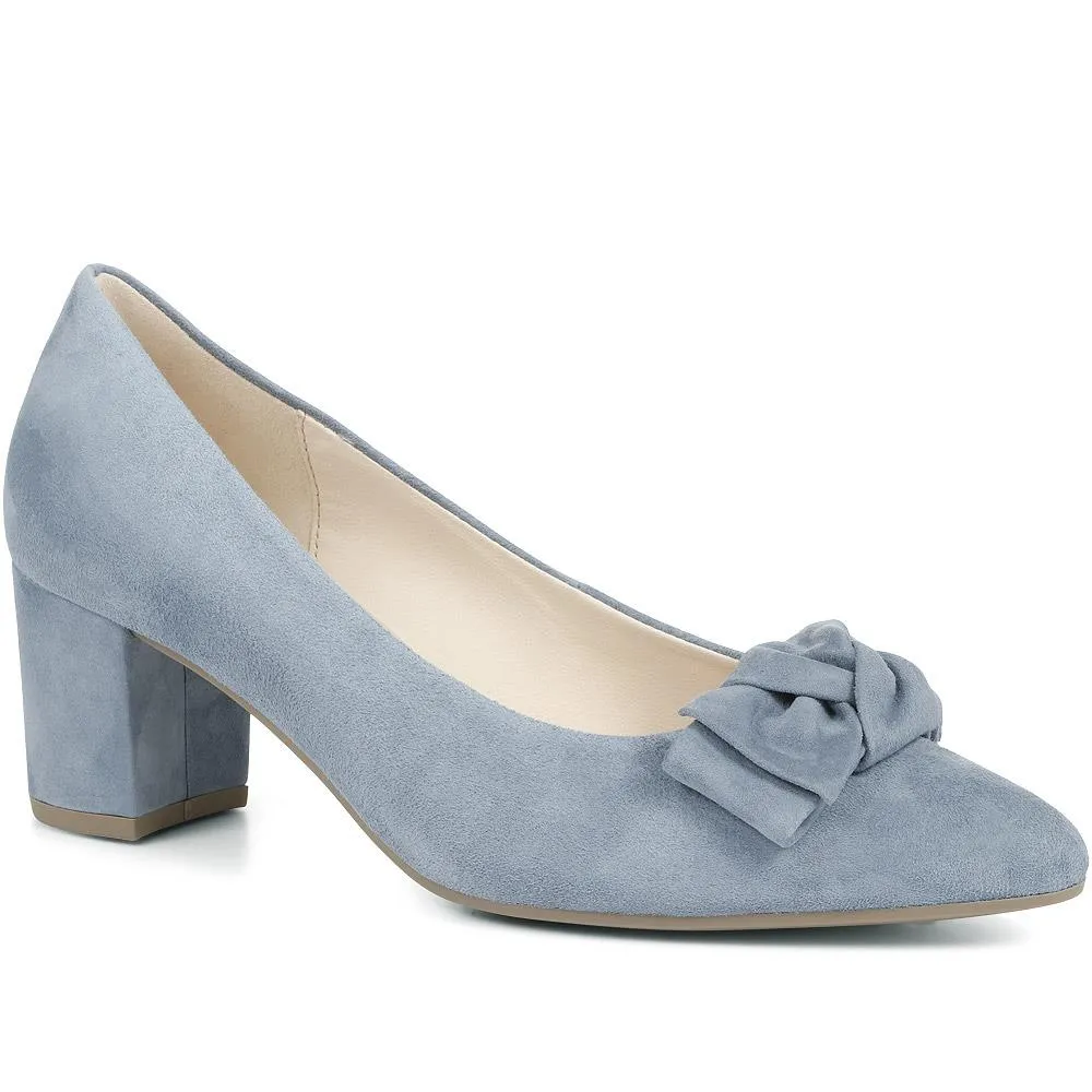 Kesh Suede Court Shoes - GAB35519 / 321 577 - Blue sold by Jones Bootmaker product image thumbnail 2