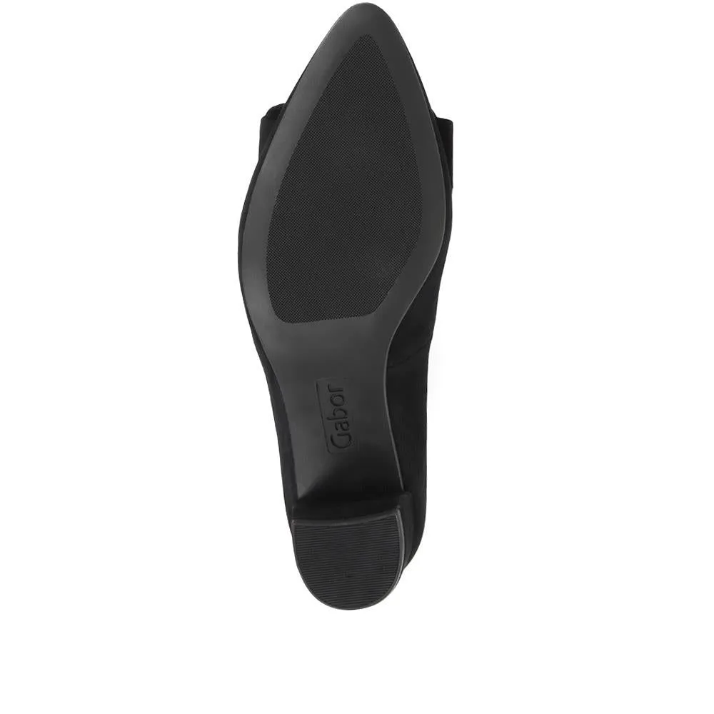 Kesh Suede Court Shoes - GAB35519 / 321 577 - Black sold by Jones Bootmaker product image thumbnail 5