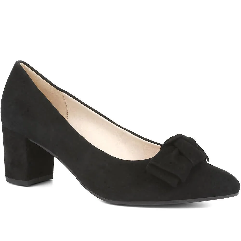 Kesh Suede Court Shoes - GAB35519 / 321 577 - Black sold by Jones Bootmaker product image thumbnail 2