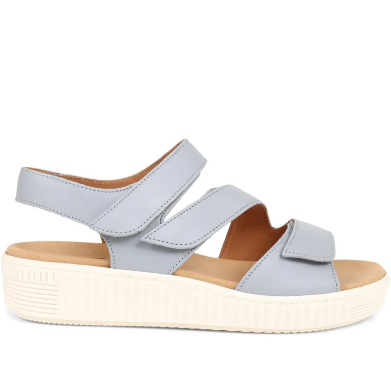Ball Gabor Leather Wedge Sandals - GAB35522 / 321 580 made by Jones Bootmaker