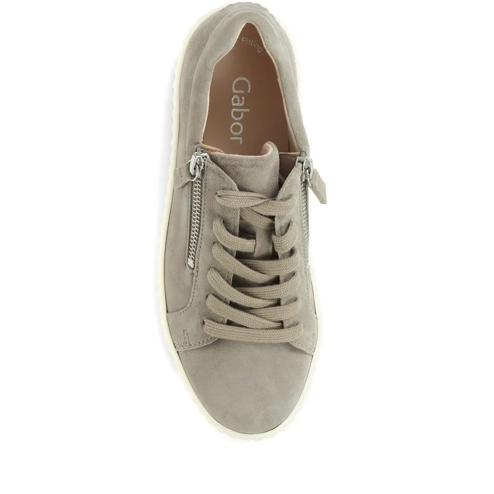 Dolly Leather Platform Trainers - GAB35502 / 321 585 - Taupe sold by Jones Bootmaker product image thumbnail 4