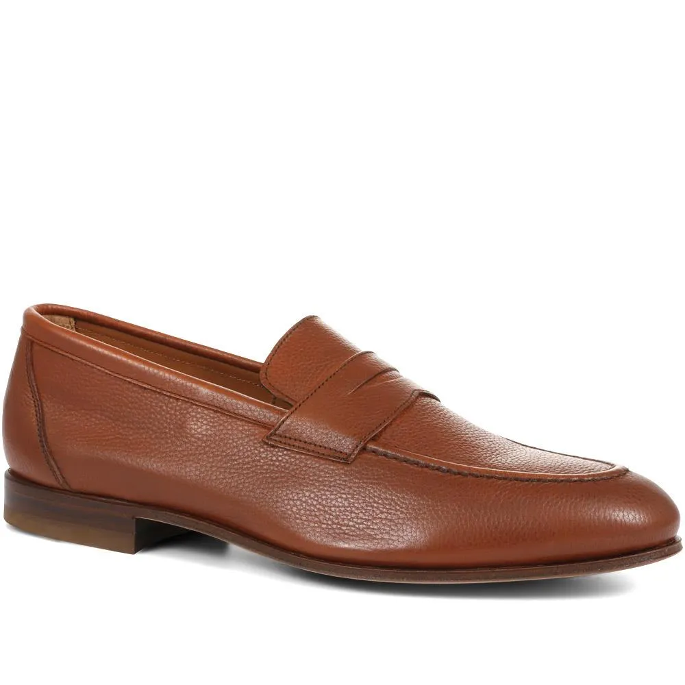 Cristo Leather Penny Loafers - CRISTO / 321 995 - Tan sold by Jones Bootmaker product image thumbnail 2