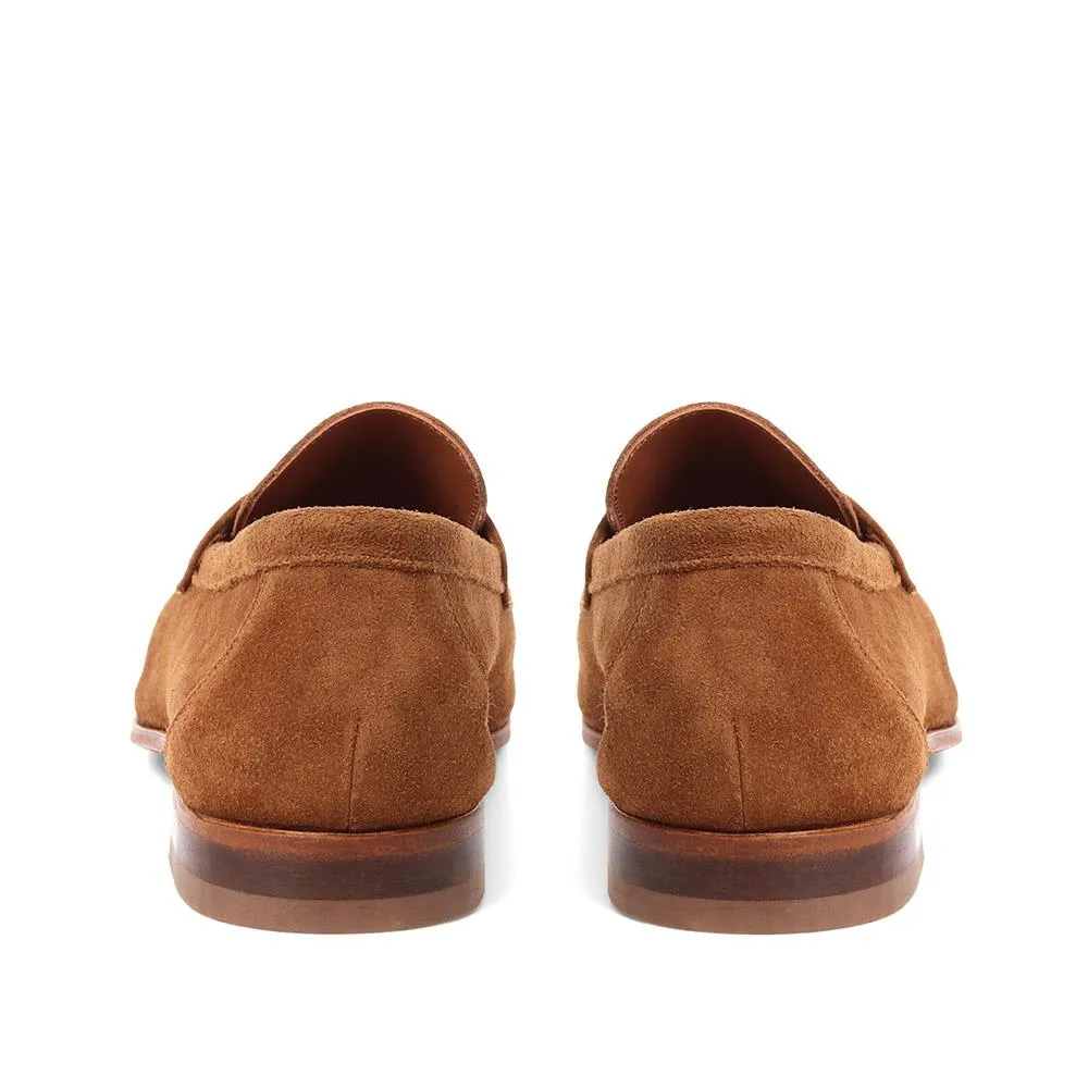 Cristo Leather Penny Loafers - CRISTO / 321 995 - Tan Suede sold by Jones Bootmaker product image thumbnail 3