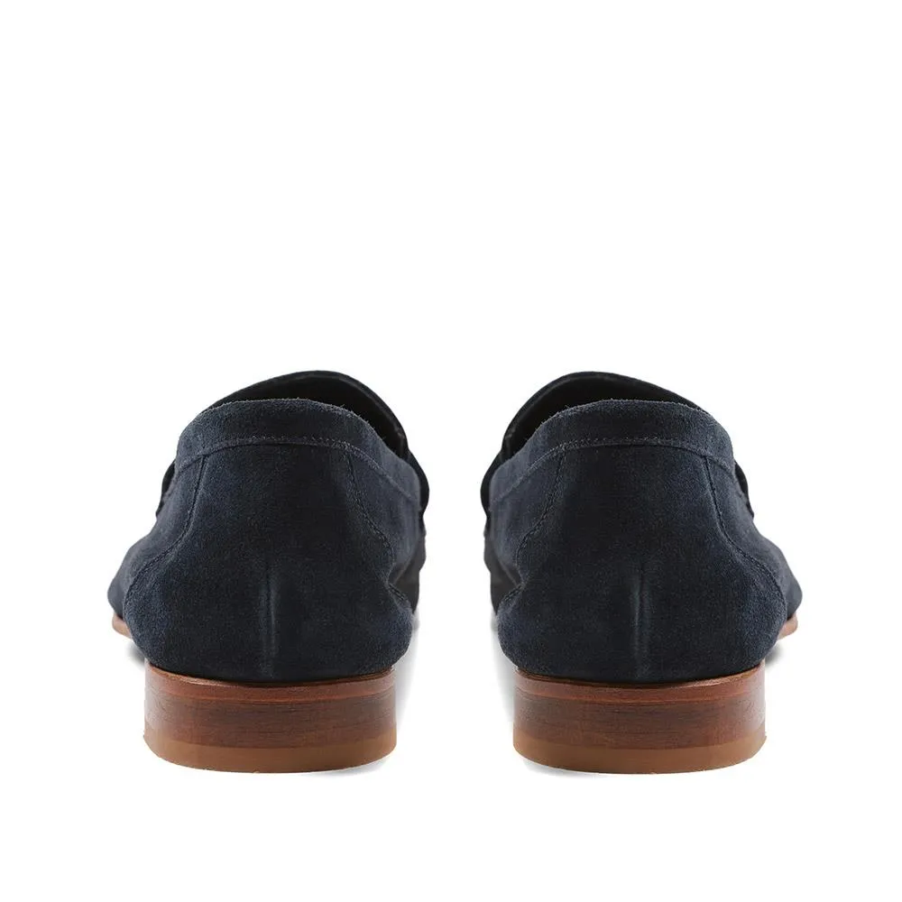 Cristo Leather Penny Loafers - CRISTO / 321 995 - Navy Suede sold by Jones Bootmaker product image thumbnail 5