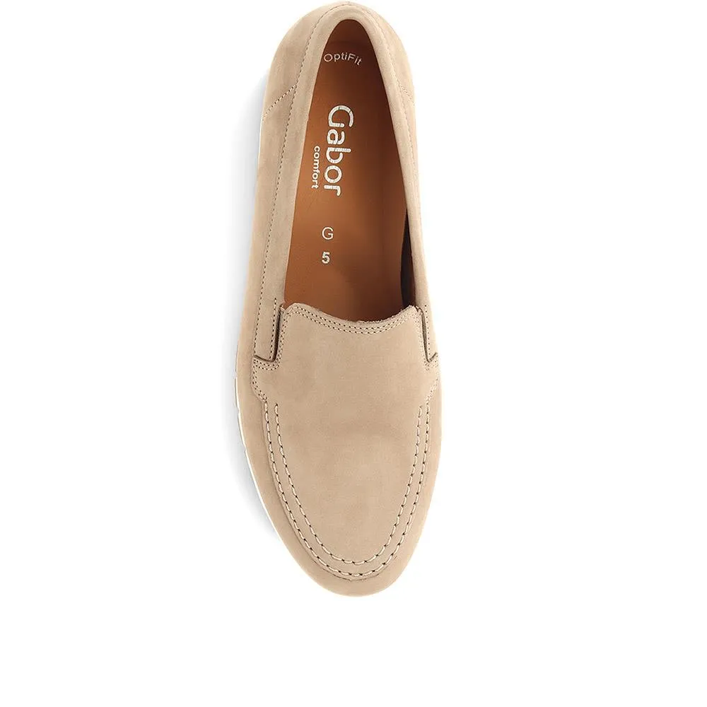 Begonia Leather Slip-On Shoes - GAB35540 / 322 395 - Taupe sold by Jones Bootmaker product image thumbnail 4