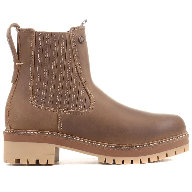 Joelle Leather Chelsea Boots - BARBR36508 / 322 443 - Tan made by Barbour