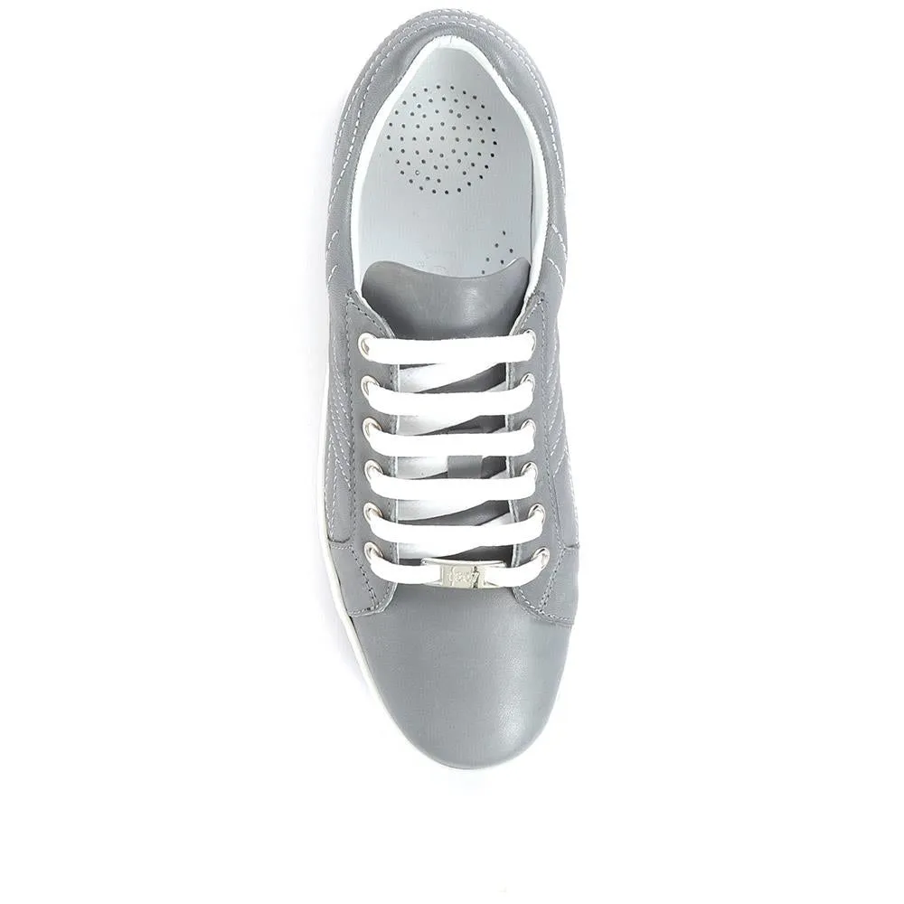 Amira Leather Platform Trainers - AMIRA / 318 440 - Grey sold by Jones Bootmaker product image thumbnail 4