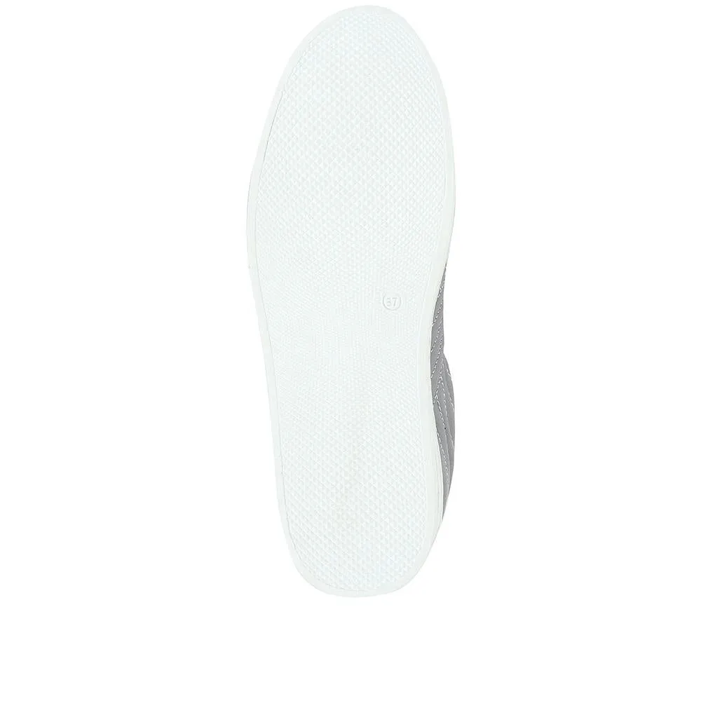 Amira Leather Platform Trainers - AMIRA / 318 440 - Grey sold by Jones Bootmaker product image thumbnail 5