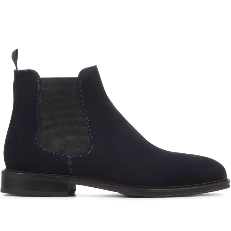 Deakin Leather Chelsea Boot - DEAKIN / 27384063 - Blue Suede made by Jones Bootmaker