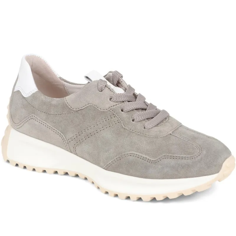 Gabor Platform Trainers - GAB37502 / 323 291 - Light Grey made by Jones Bootmaker