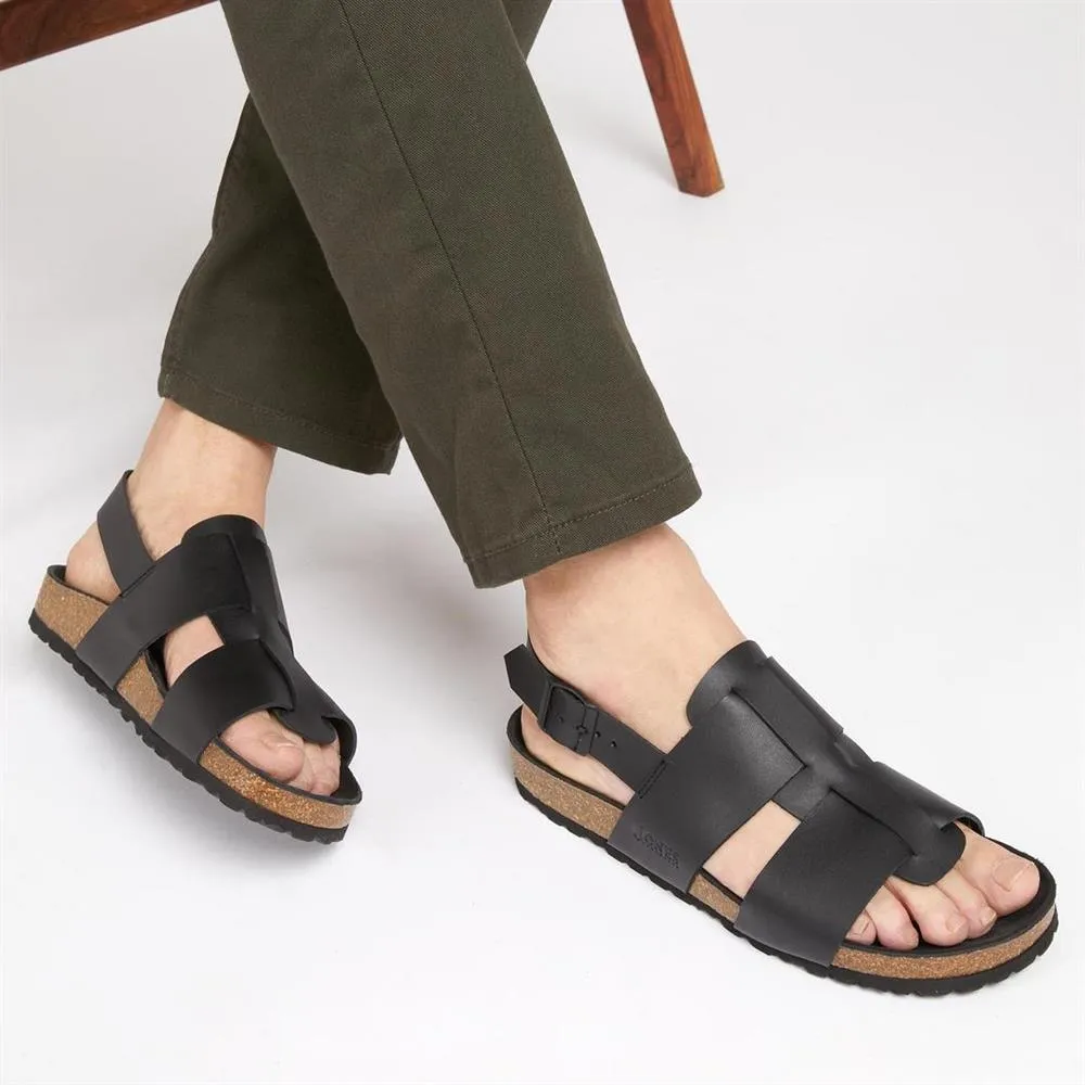 Leather Sandals - WOKINGHAM / 323 926 - Black sold by Jones Bootmaker product image thumbnail 2
