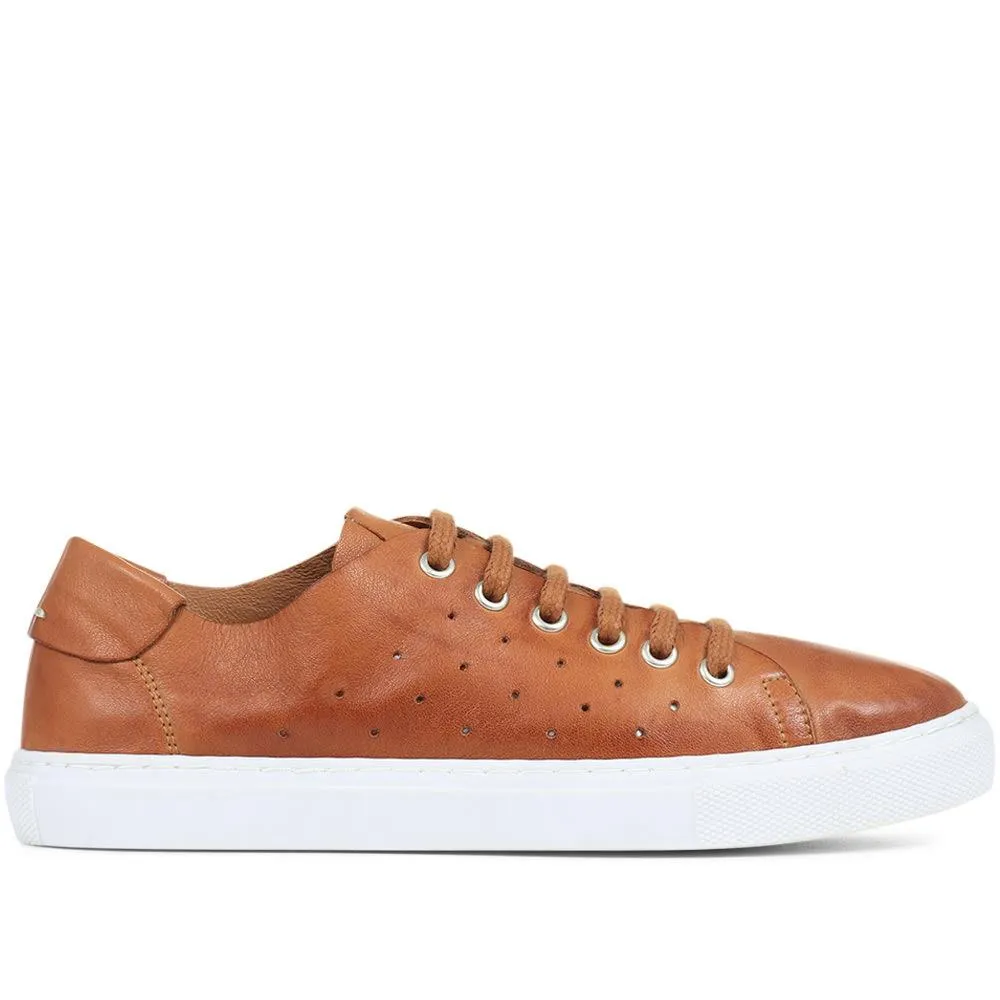 Farrah Leather Lace-Up Trainer - FARRAH / 318 523 sold by Jones Bootmaker