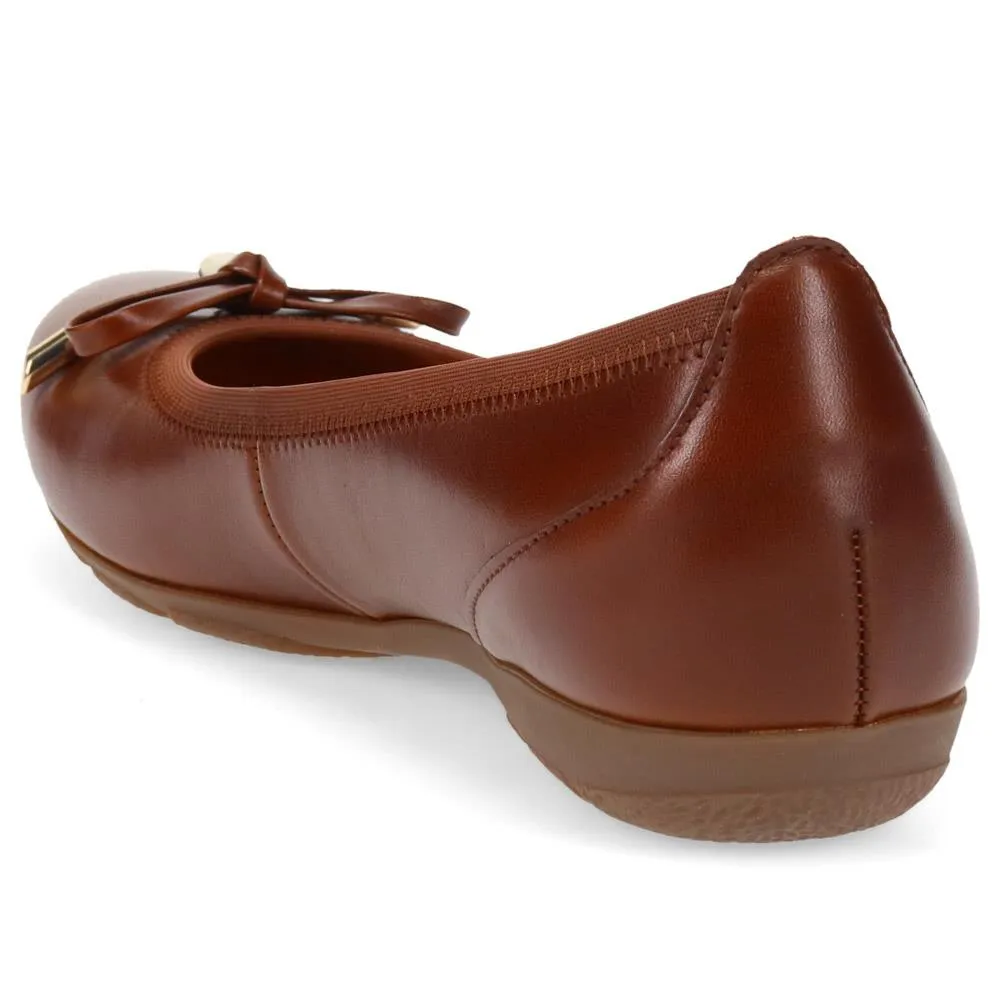 Ring Leather Ballet Pumps - GAB36539 / 323 033 - Tan sold by Jones Bootmaker product image thumbnail 3