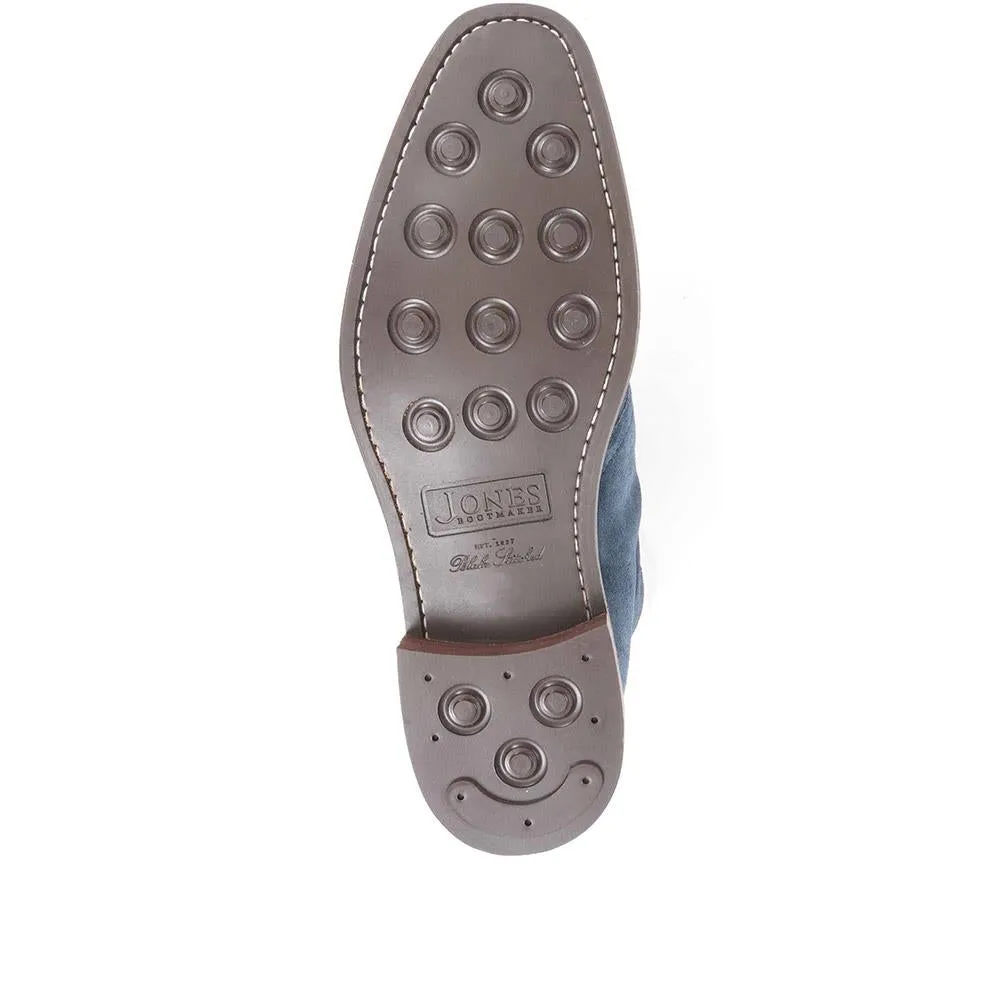 Campbell Blake Stitched Suede Desert Boots - CAMPBELL / 321 132 - Navy Suede sold by Jones Bootmaker product image thumbnail 5