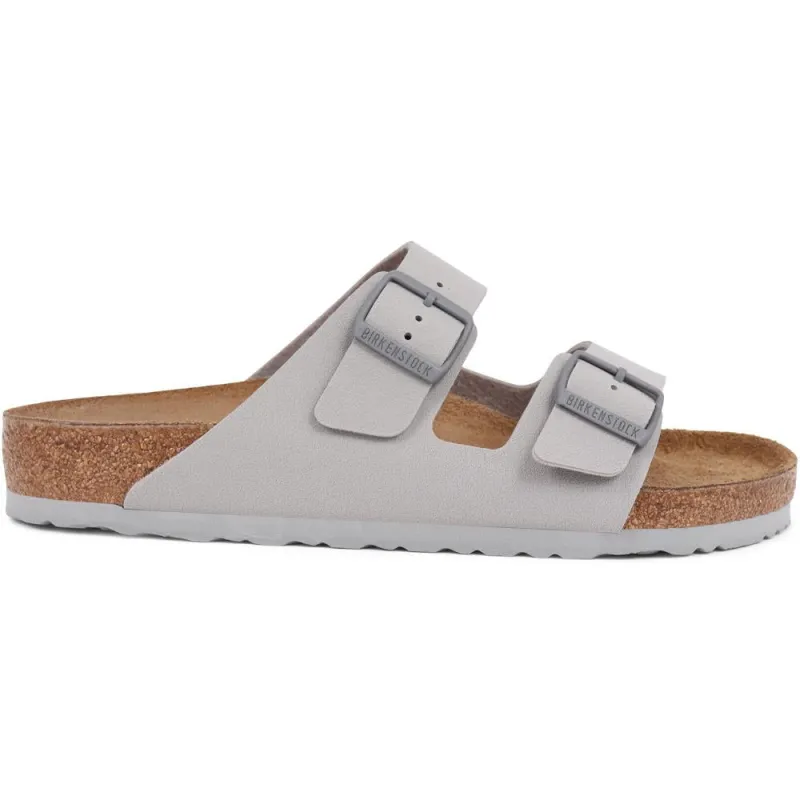 Arizona Birko-Flor Mule Sandal - BIRK33513 / 319 862 - Stone made by Birkenstock