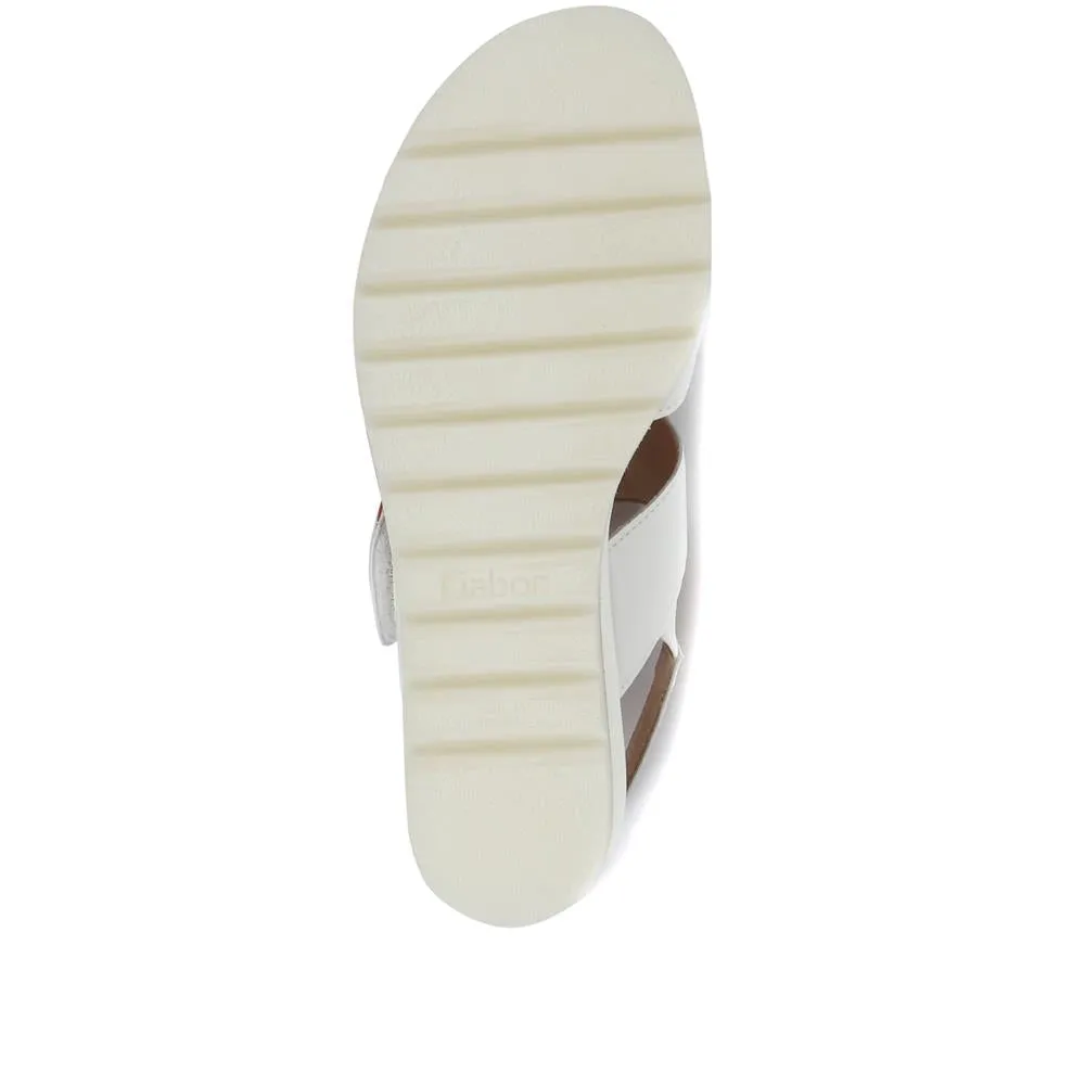 Yeo Wedge Sandals with Buckle - GAB31512 / 317 897 - White sold by Jones Bootmaker product image thumbnail 4