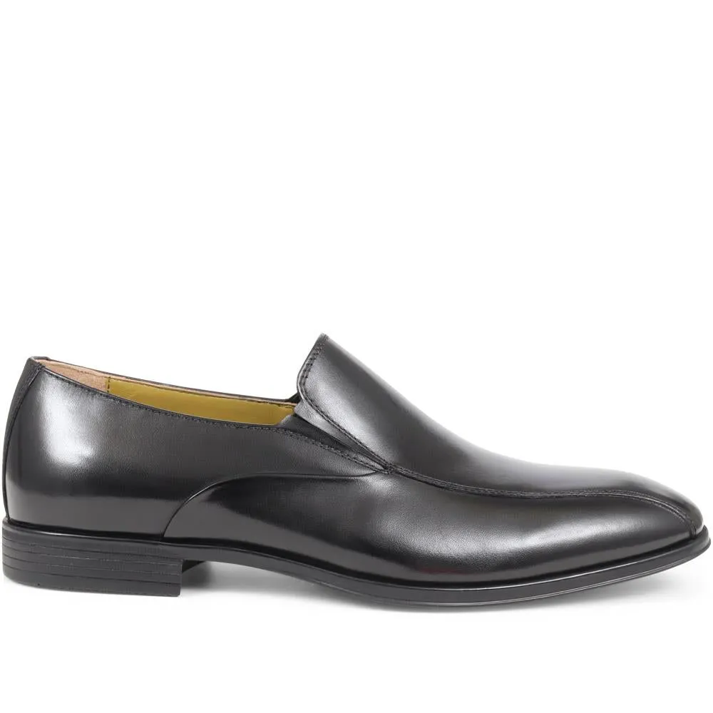 Smart Leather Loafers - RONEN / 324 360 - Black sold by Jones Bootmaker