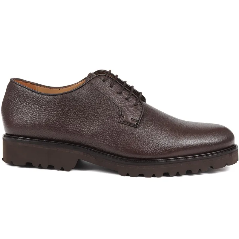 Landry Leather Lace-Up Shoes - LANDRY2 / 324 375 - Brown made by Jones Bootmaker