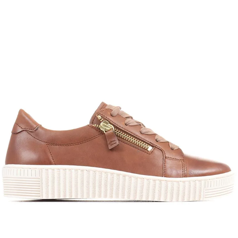 Wisdom Dual Zip Flatform Trainers - GAB31501 / 317 499 made by Jones Bootmaker