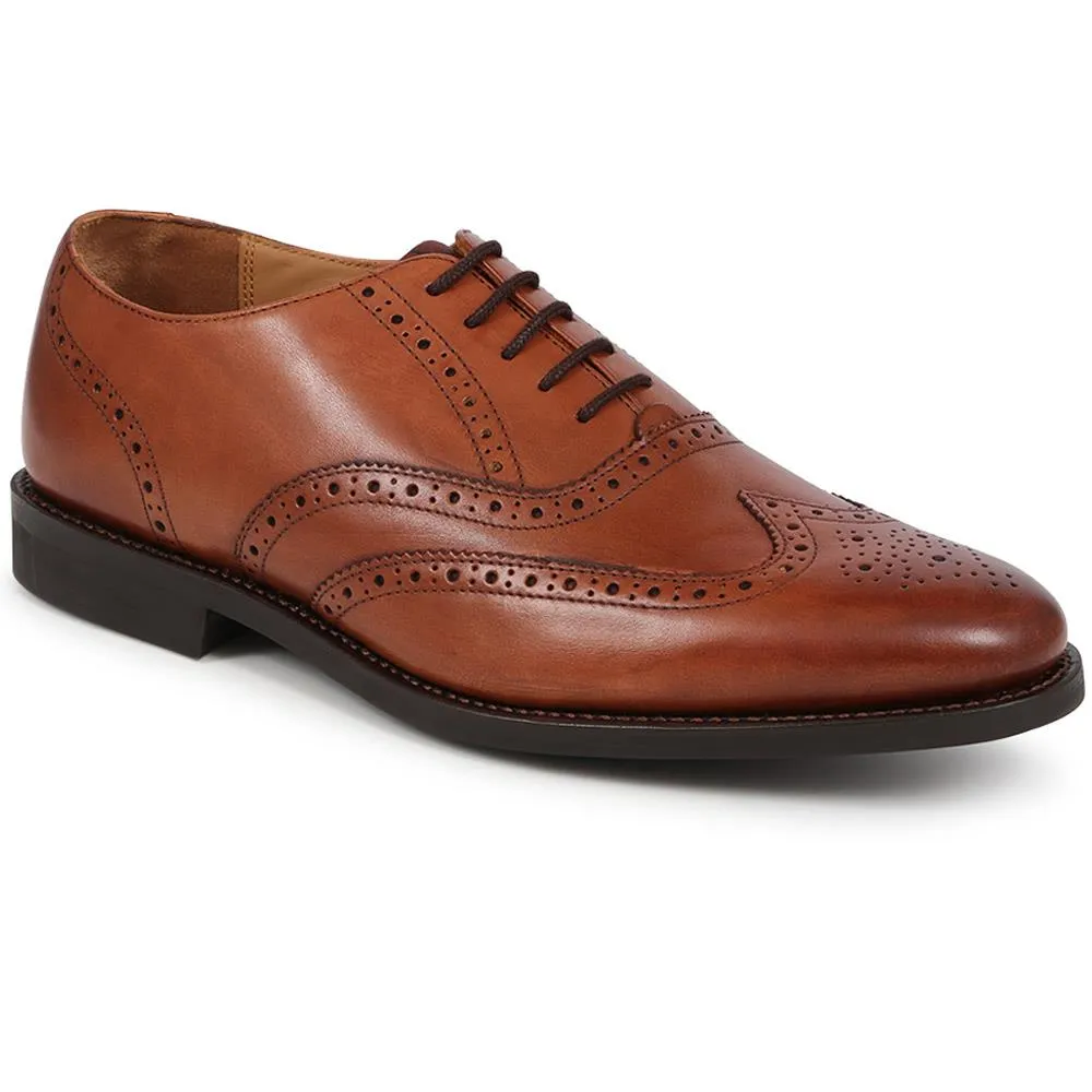 Mayfair Goodyear Welted Leather Oxford Brogues - MAYFAIR2 / 318 988 - British Tan sold by Jones Bootmaker product image thumbnail 2