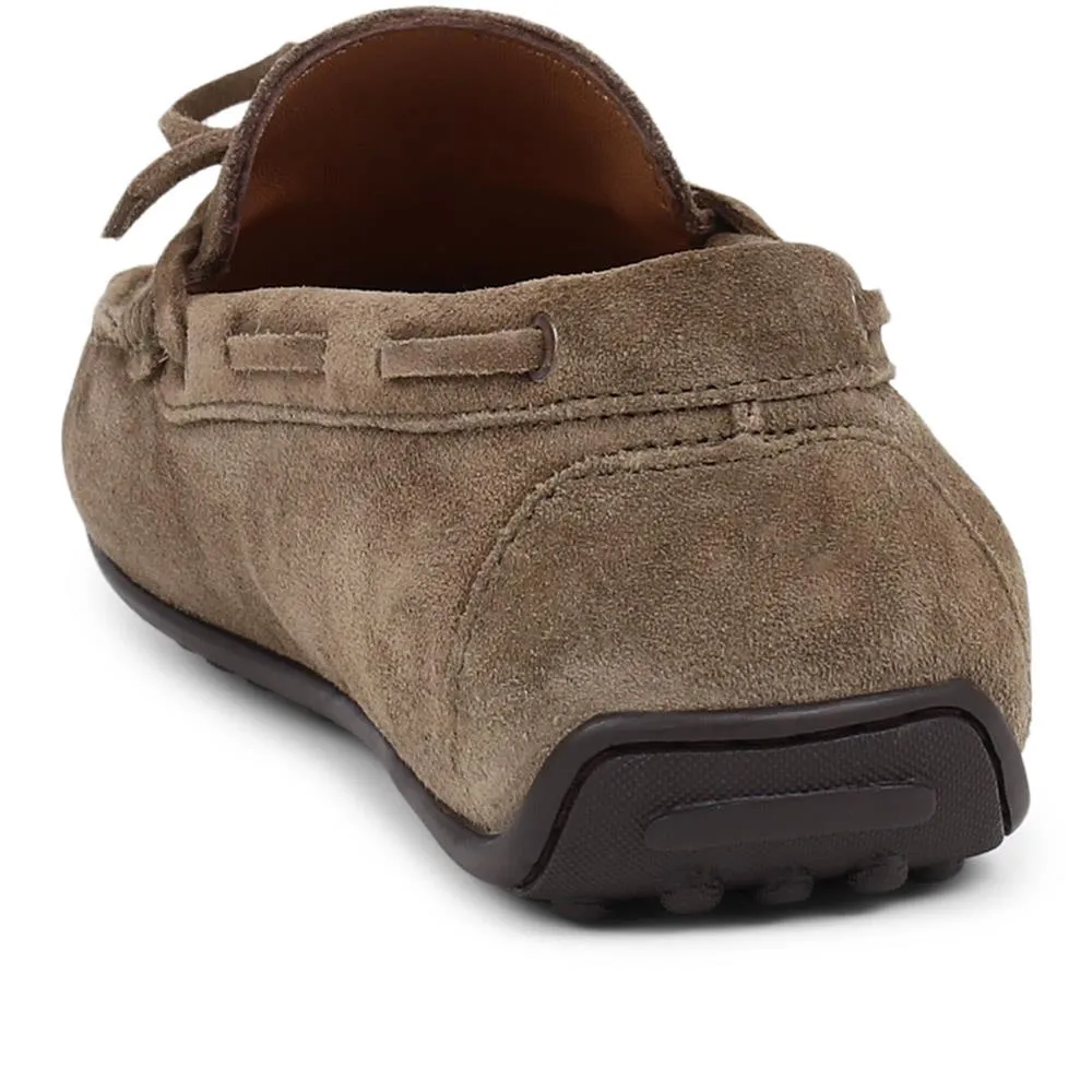 Plymouth Leather Moccasins - PLYMOUTH / 325 094 - Olive Suede sold by Jones Bootmaker product image thumbnail 3