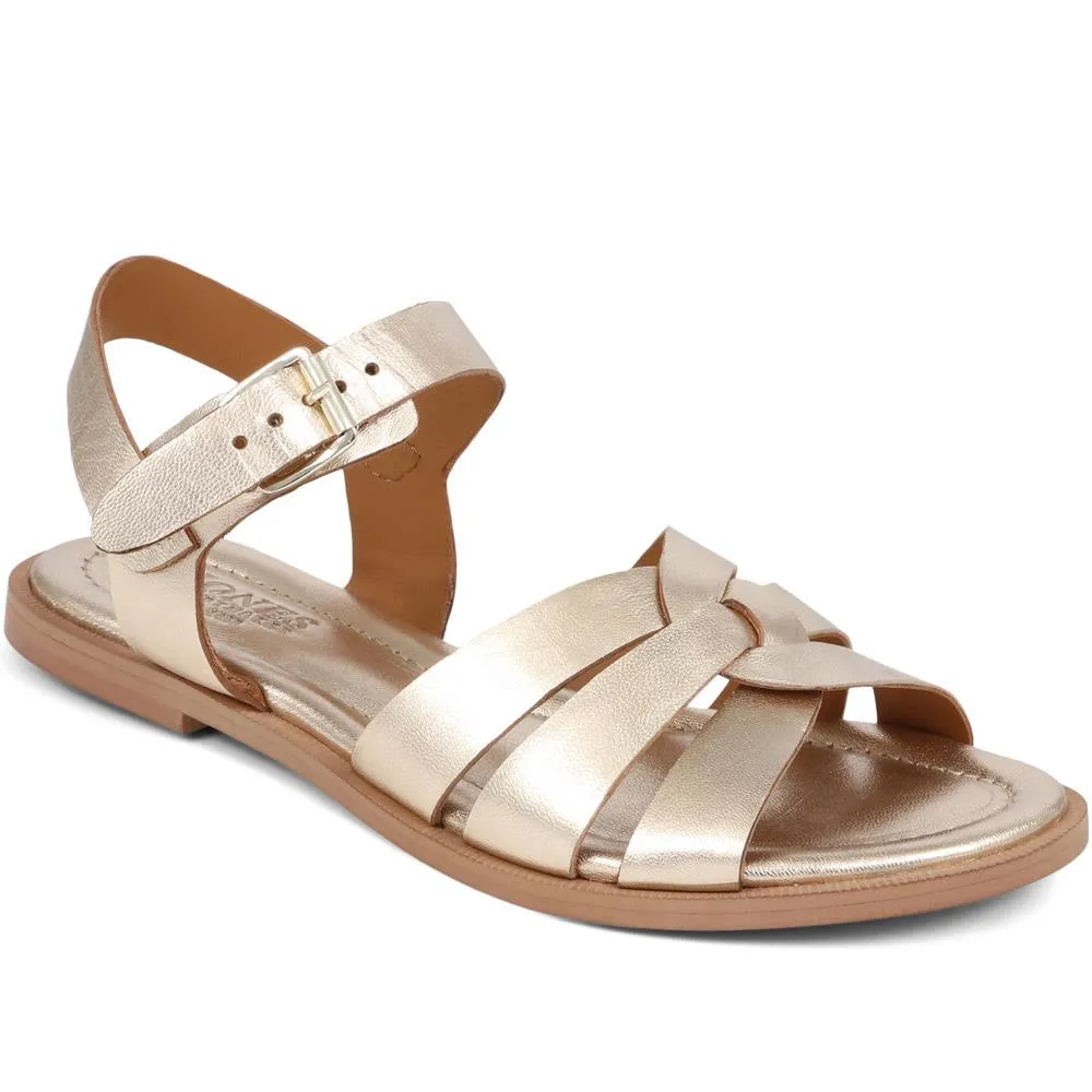 Inez Flat Sandals - INEZ / 325 183 - Gold sold by Jones Bootmaker product image thumbnail 2