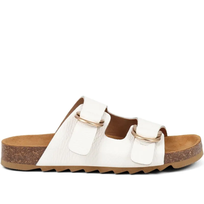 Josefina Mule Sandals  - JOSEFINA / 325 290 - White sold by Jones Bootmaker