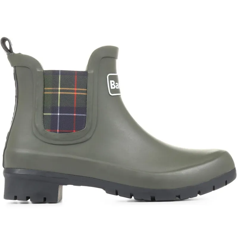 Womens Kingham Wellington Boots - BARBR34526 / 320 325 - Olive made by Barbour