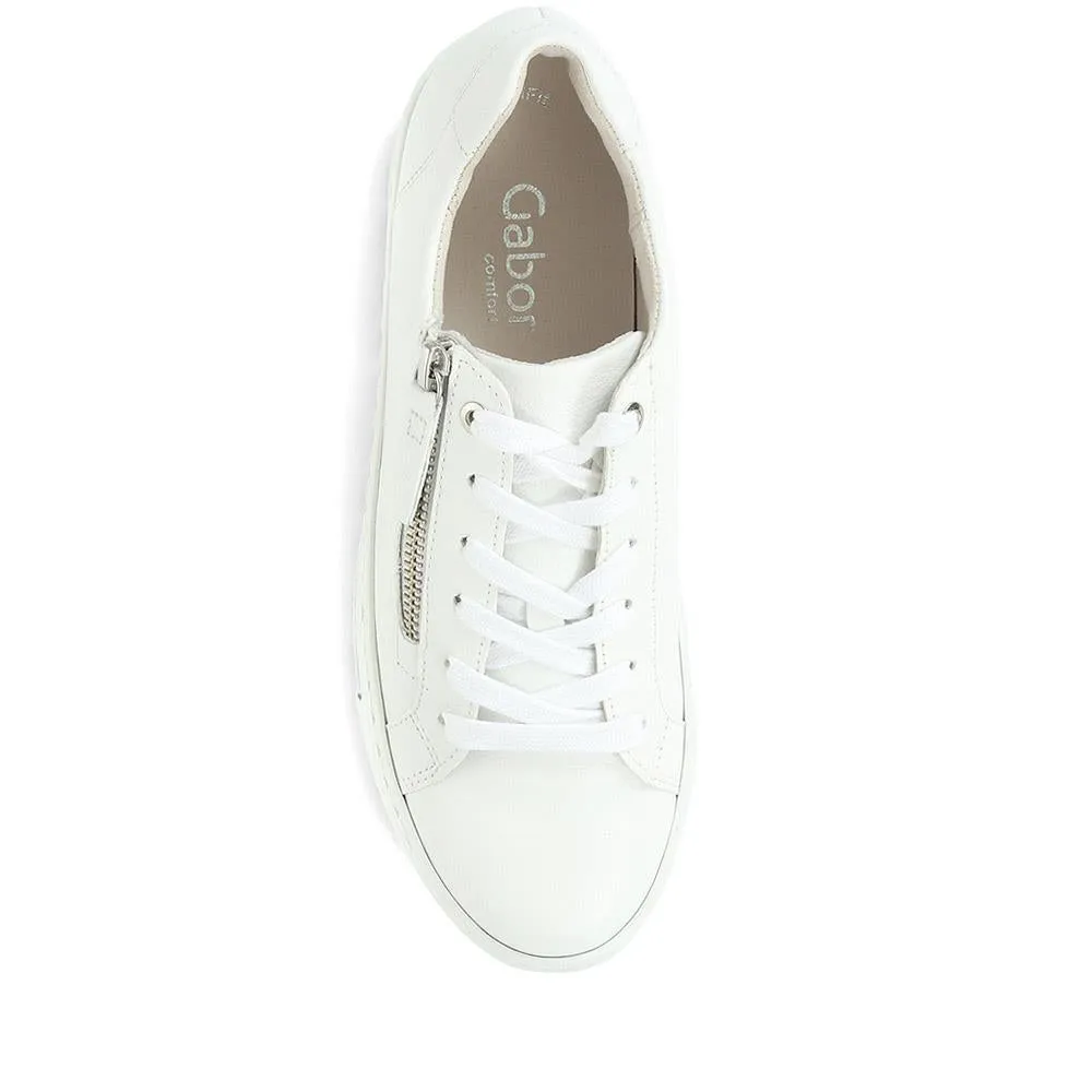 Heather Leather Platform Trainers - GAB35508 / 321 583 - White sold by Jones Bootmaker product image thumbnail 4