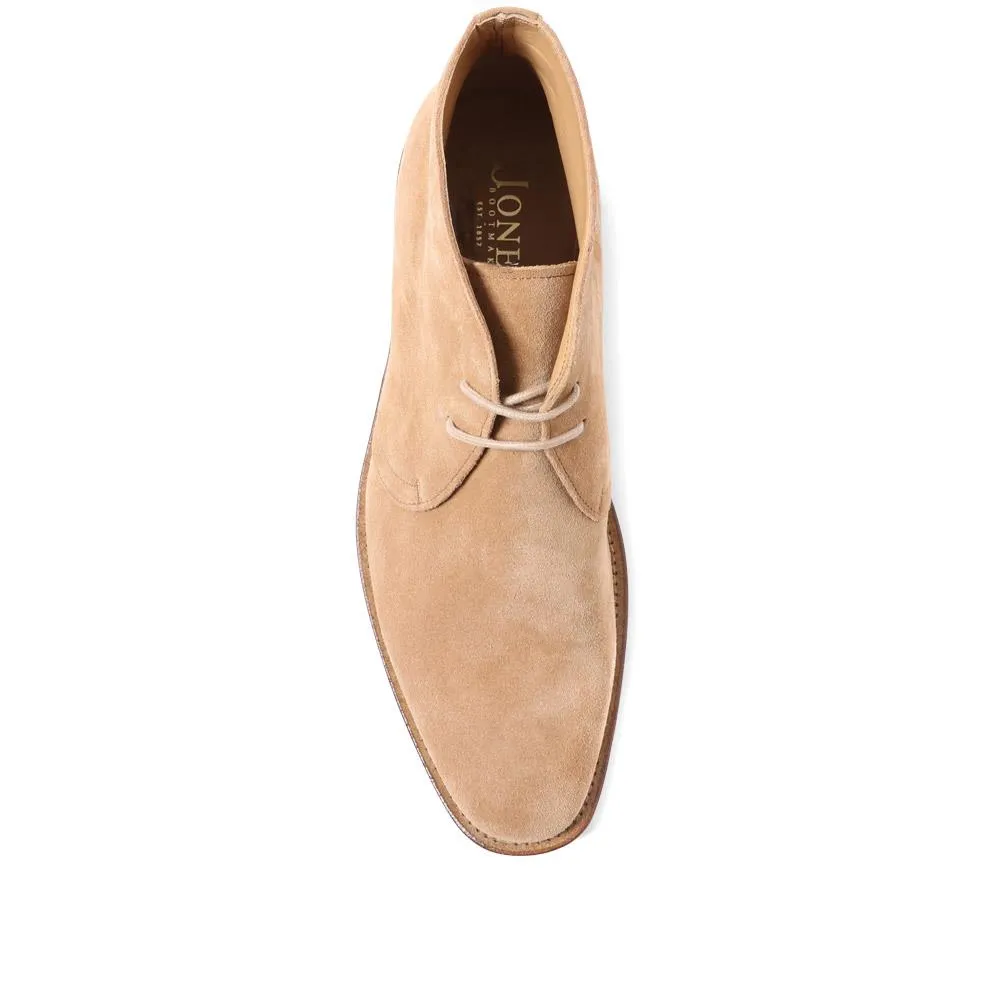 Campbell Suede Desert Boots - CAMPBELL / 321 132 - Sand Suede sold by Jones Bootmaker product image thumbnail 4
