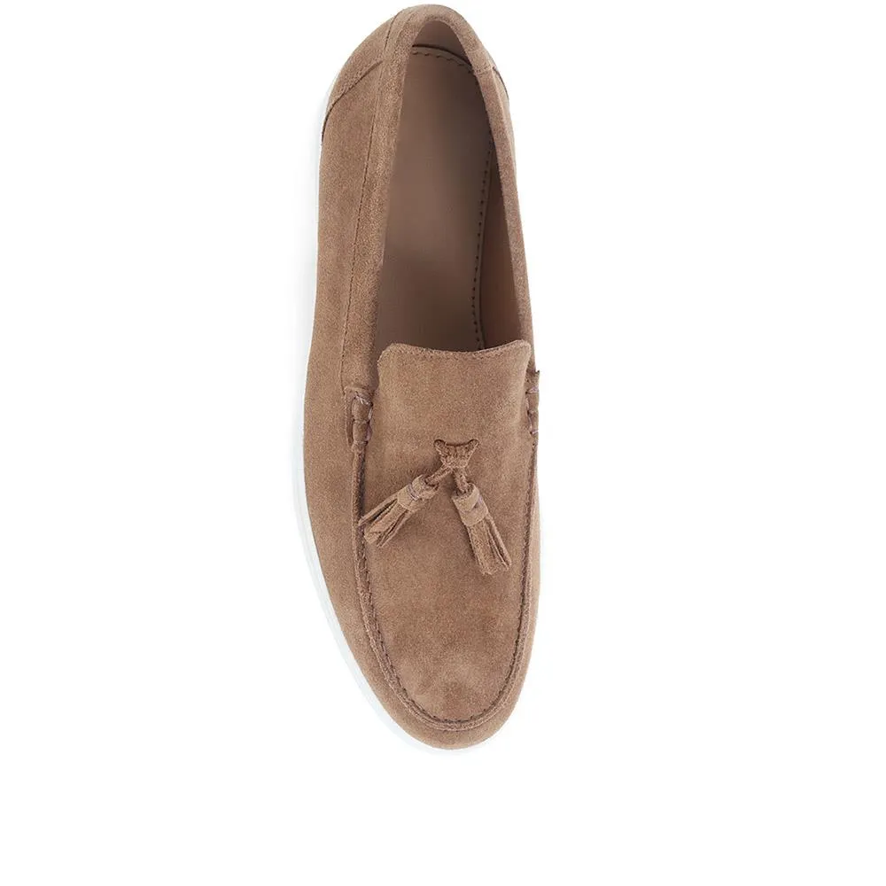 Quin Suede Tassel Loafers - QUIN / 321 689 - Tan Suede sold by Jones Bootmaker product image thumbnail 3