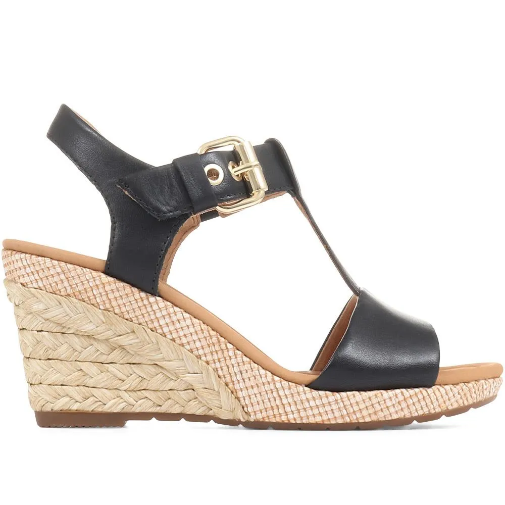 Karen Wedge T-Bar Sandals - KAREN2 sold by Jones Bootmaker