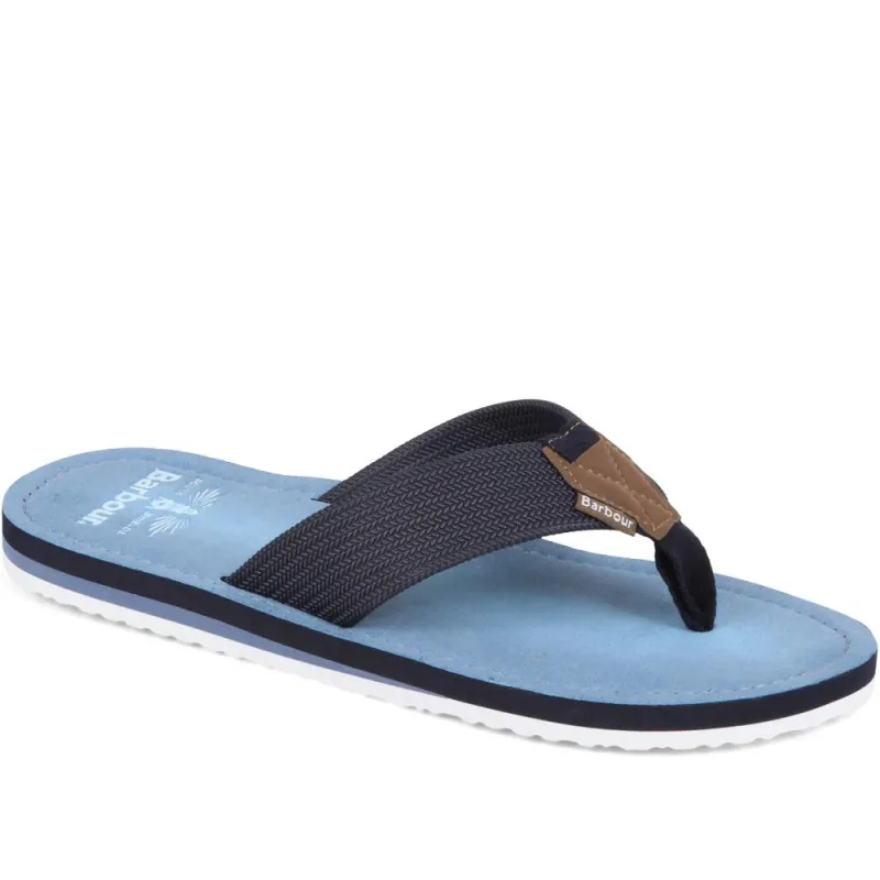 Toeman Toe Post Sandals - BARBR29518 / 314 267 - Powder Blue made by Barbour
