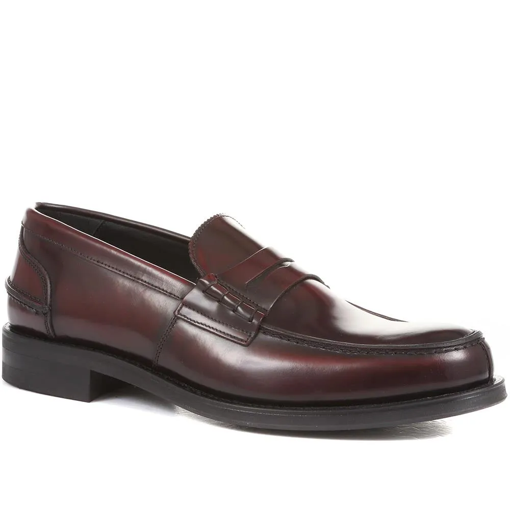 Chorleywood Leather Penny Loafers - CHORLEYWOOD / 319 291 - Burgundy sold by Jones Bootmaker product image thumbnail 2