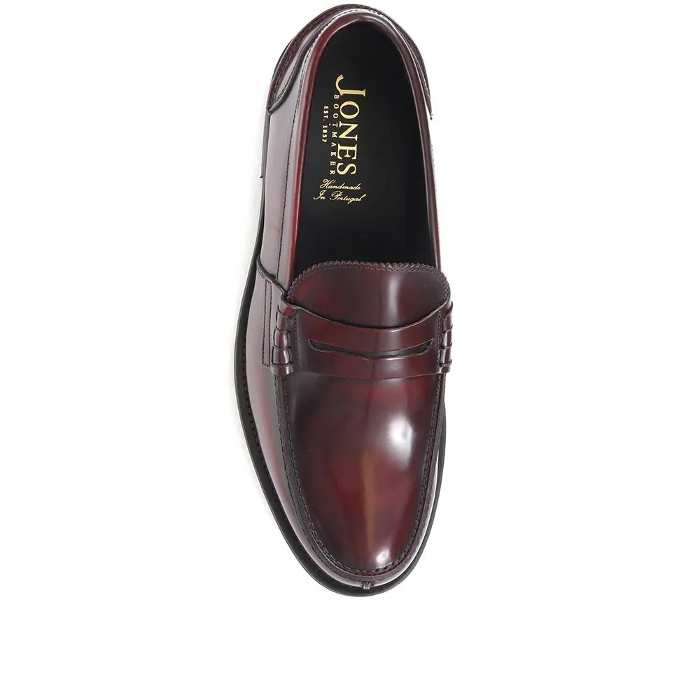 Chorleywood Leather Penny Loafers - CHORLEYWOOD / 319 291 - Burgundy sold by Jones Bootmaker product image thumbnail 4