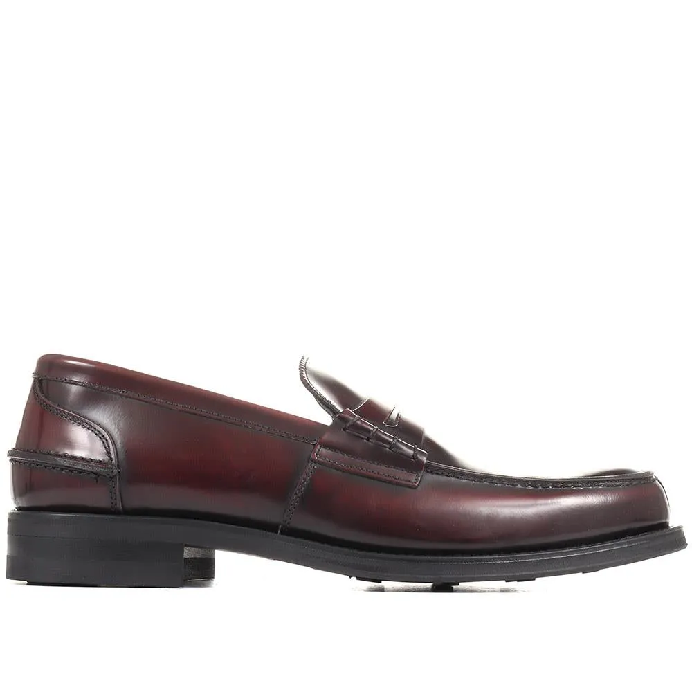 Chorleywood Leather Penny Loafers - CHORLEYWOOD / 319 291 - Burgundy sold by Jones Bootmaker